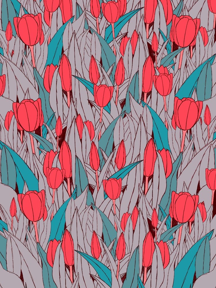 The Red Tulips