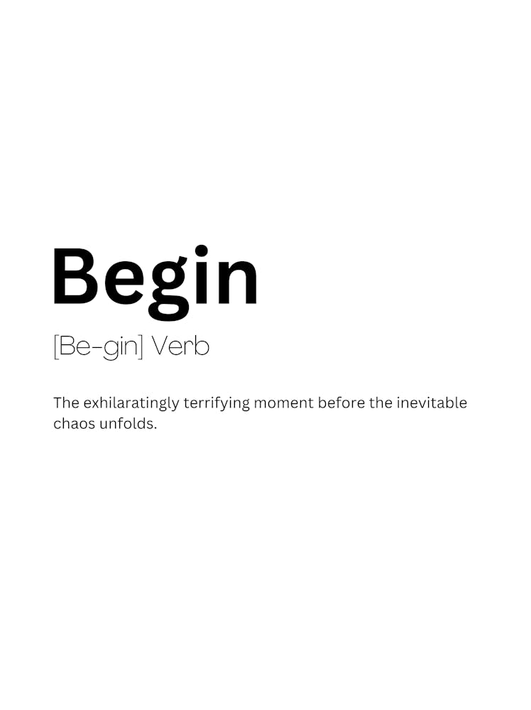 Begin Definition Meaning