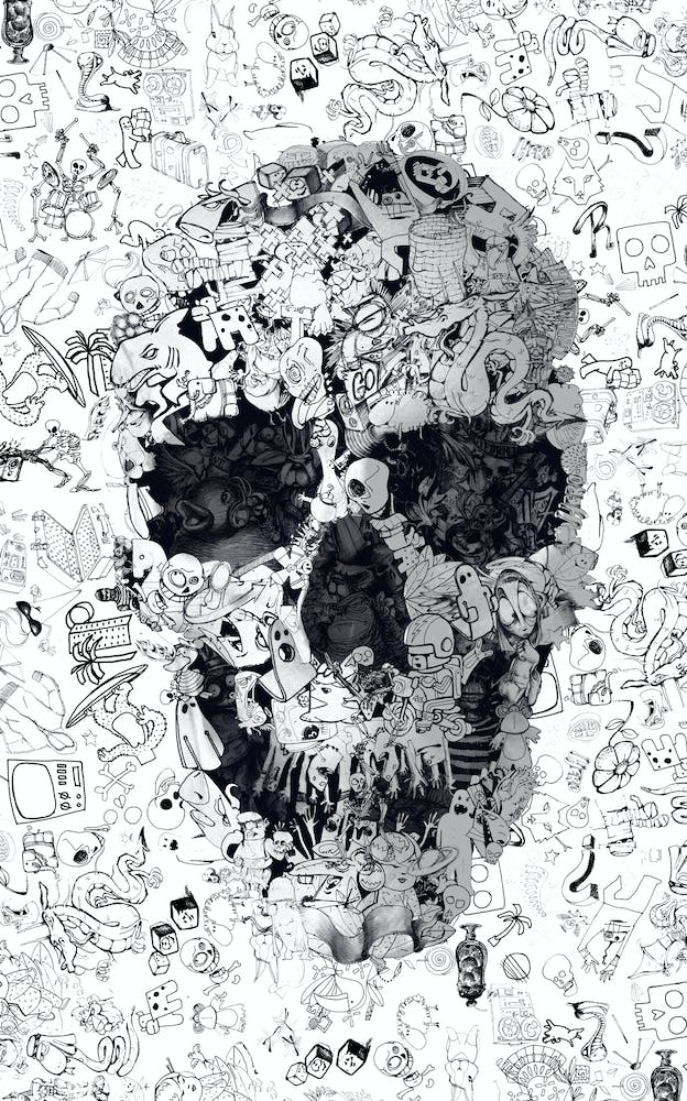 Doodle Skull