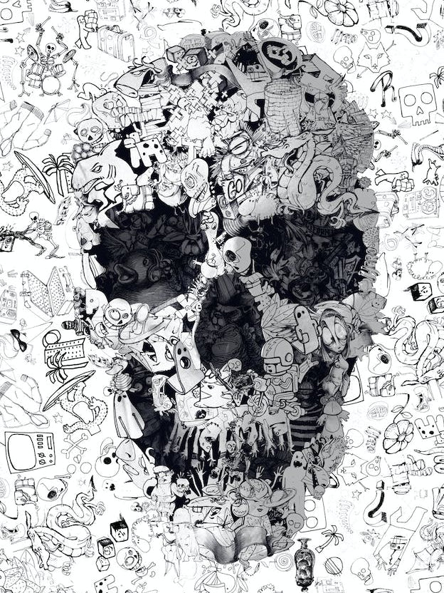 Doodle Skull