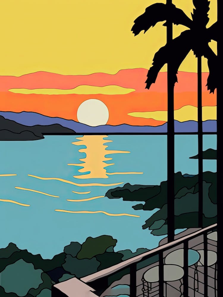 Minimal Design Style Of Honolulu Hawaii, Usa 1