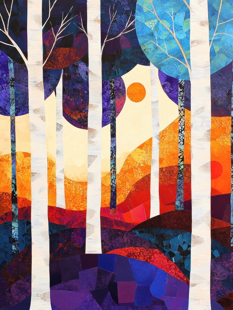 Birch Trees 12