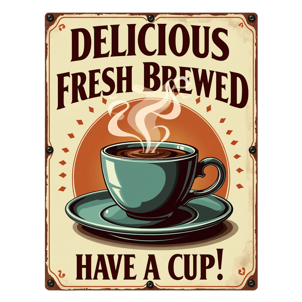 Delicious Fresh Brewed Have A Cup