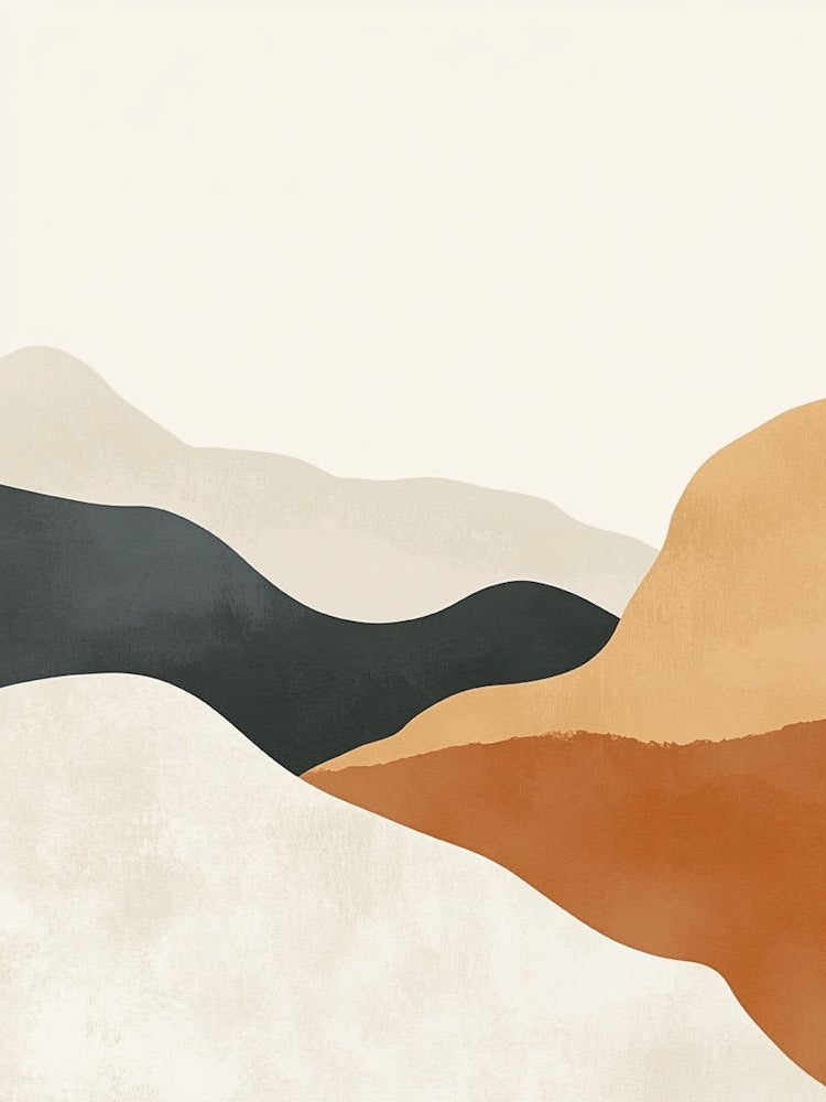 Abstract Landscape Canvas Print