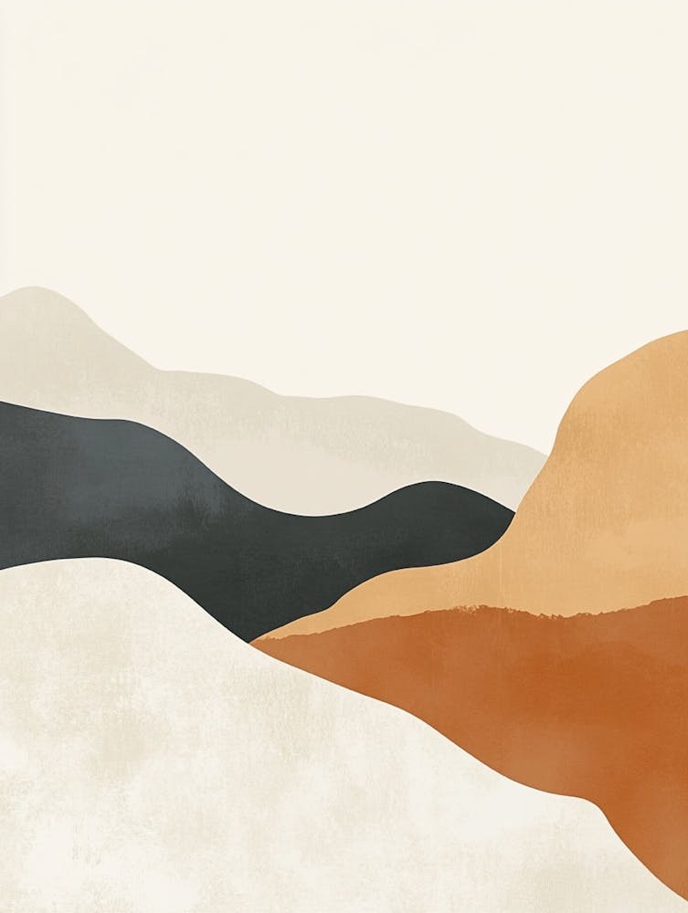 Abstract Landscape Canvas Print