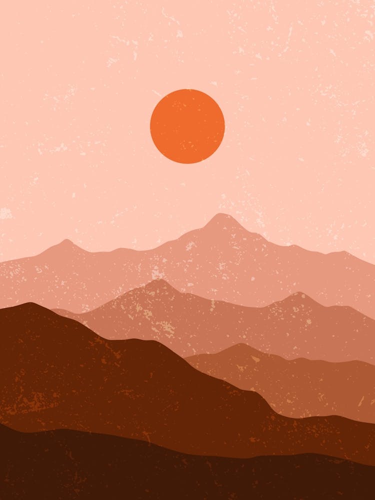 Sunset In The Mountains 24