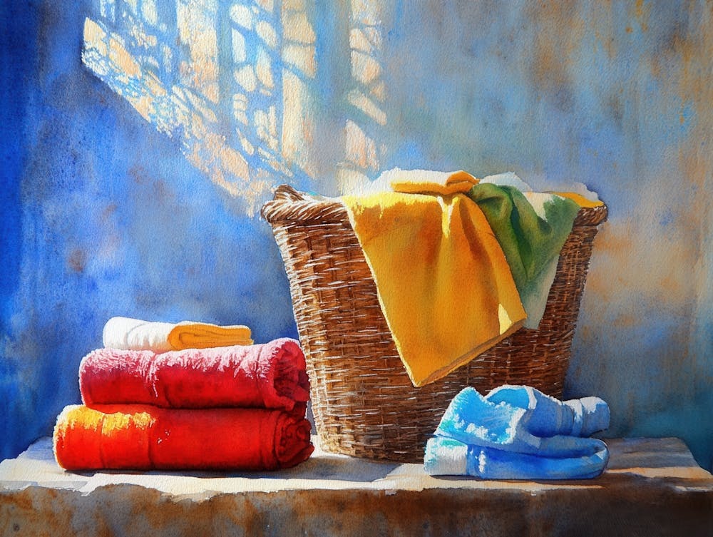 Basket Of Towels