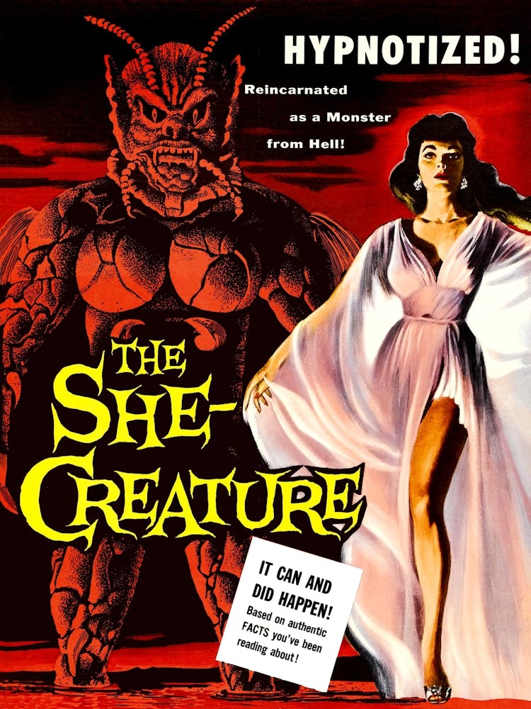 Horror Movie Poster The She Creature