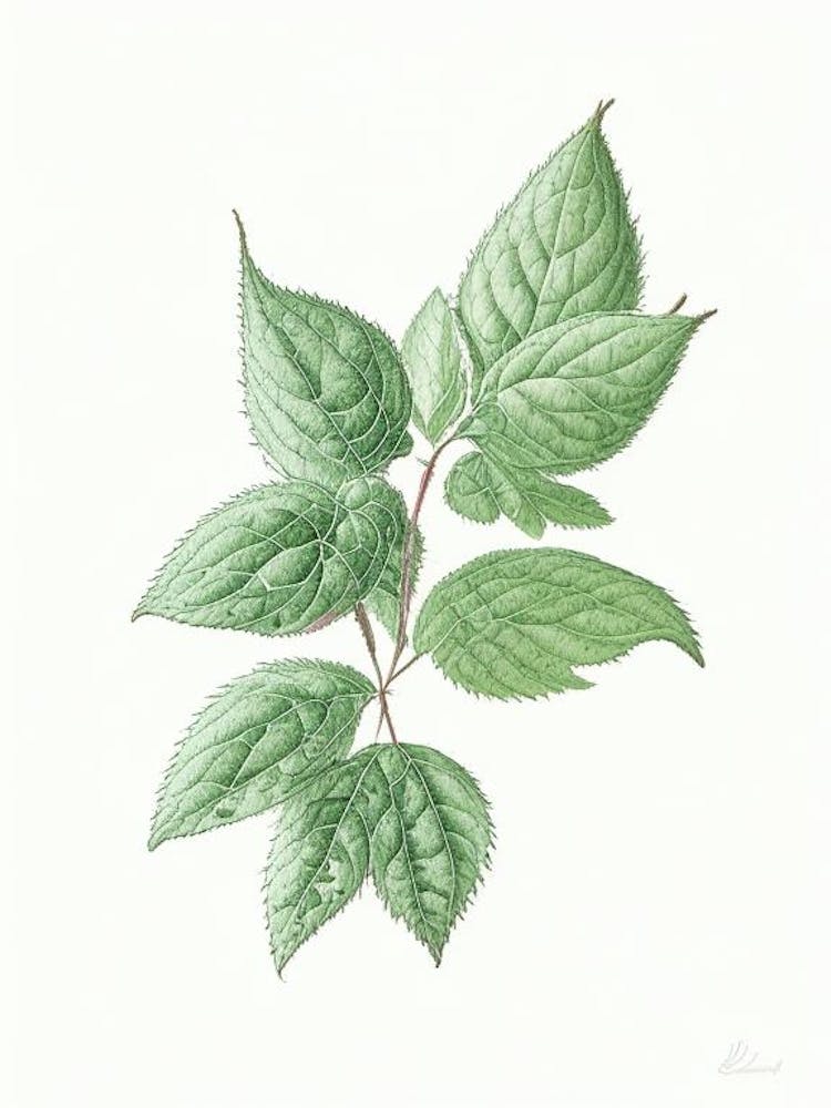 Mint Leaf Illustration 1