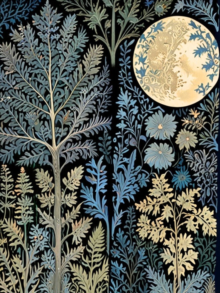 William Morris Moonlight In The Forest 147