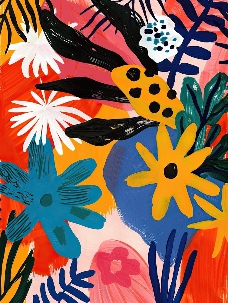 Jungle Labyrinth Matisse Style