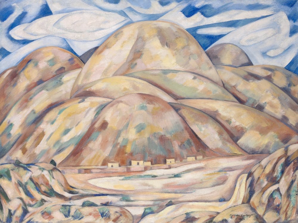 Landscape No 3, Cash Entry Mines, New Mexico, Marsden Hartley