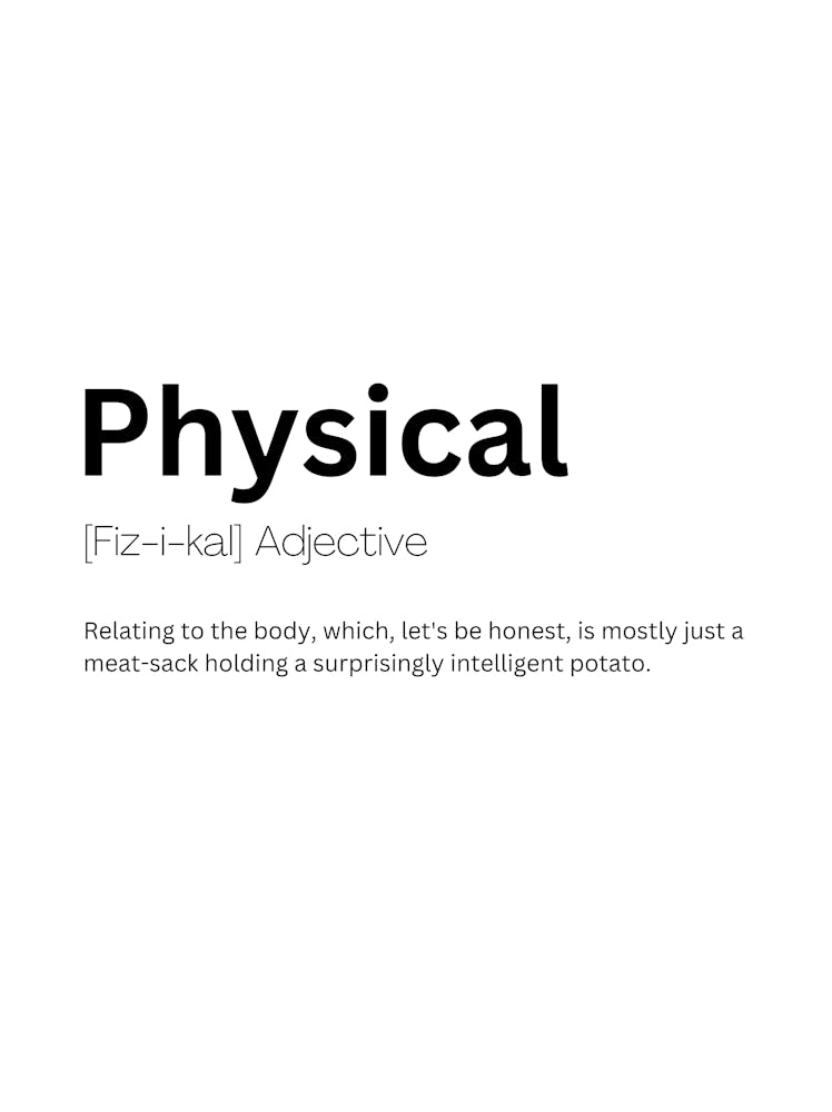 Physical Definition Meaning 1