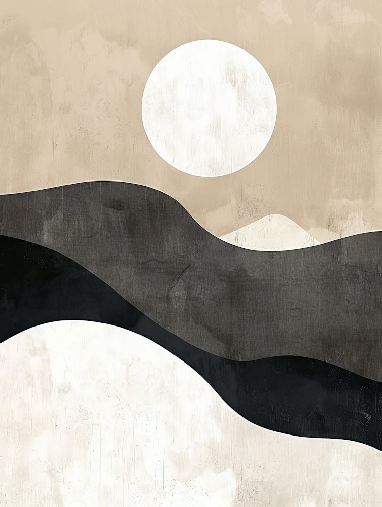 Ocean Of Sand Minimalist Style