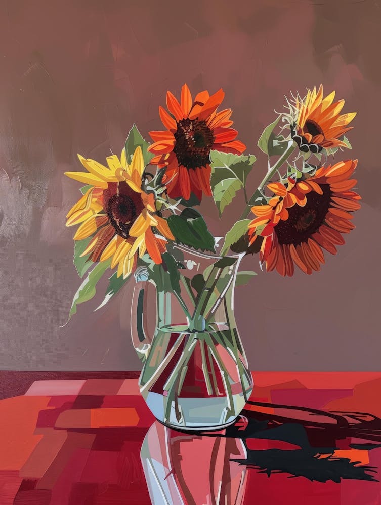 Sunflowers In A Vase 21
