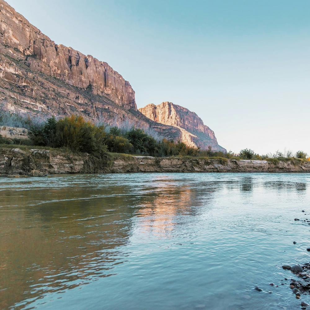 Texas Rio Grande River Square