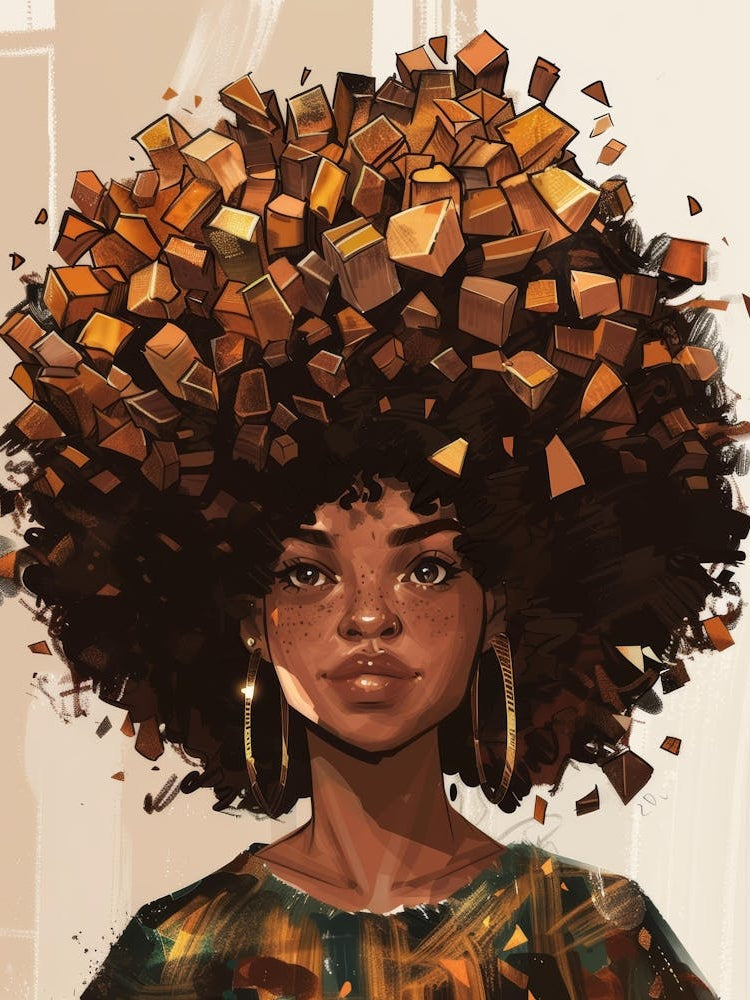 Afro Girl 39