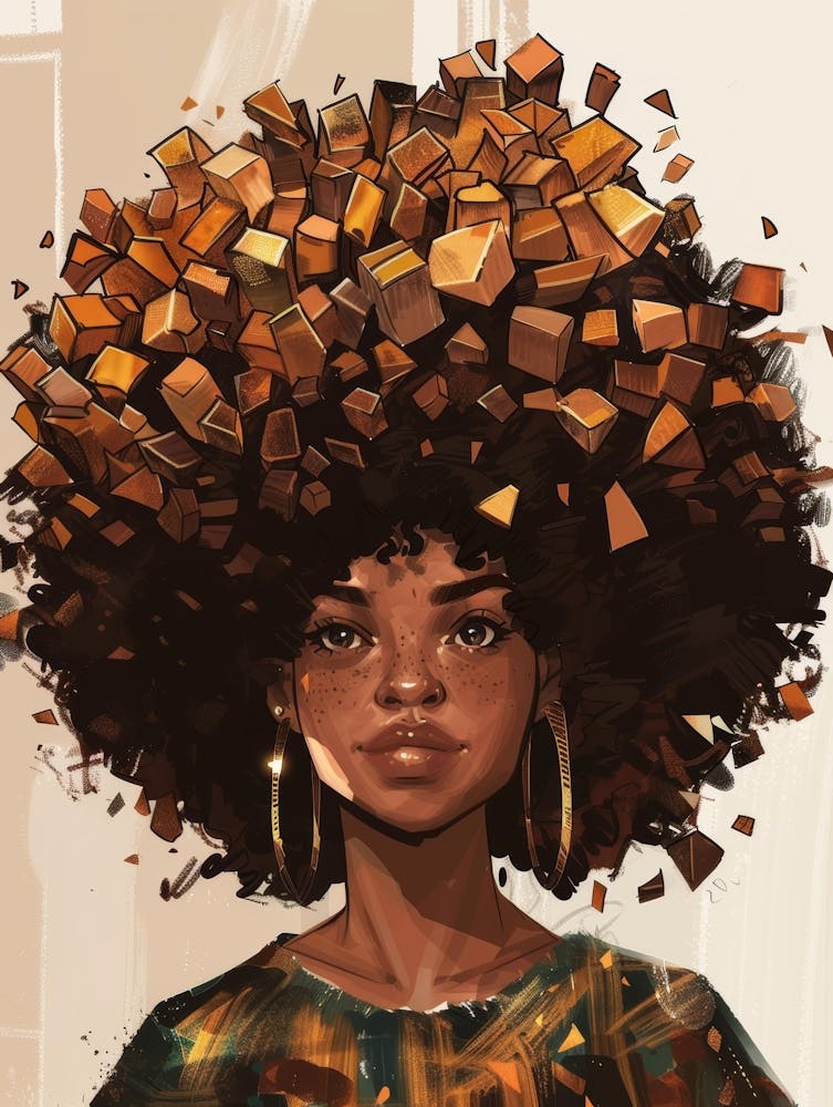 Afro Girl 39
