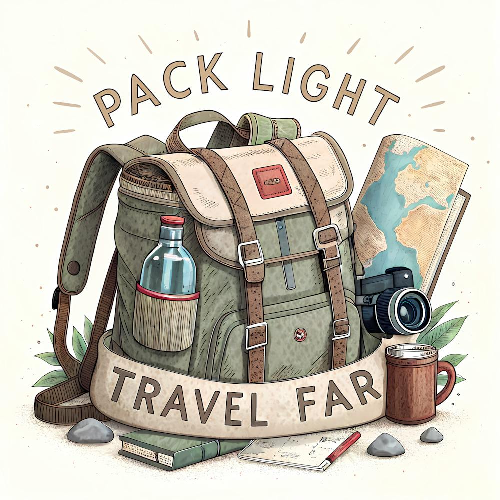Pack Light Travel Far 1