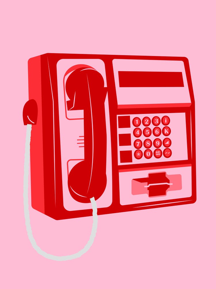 Pink phone
