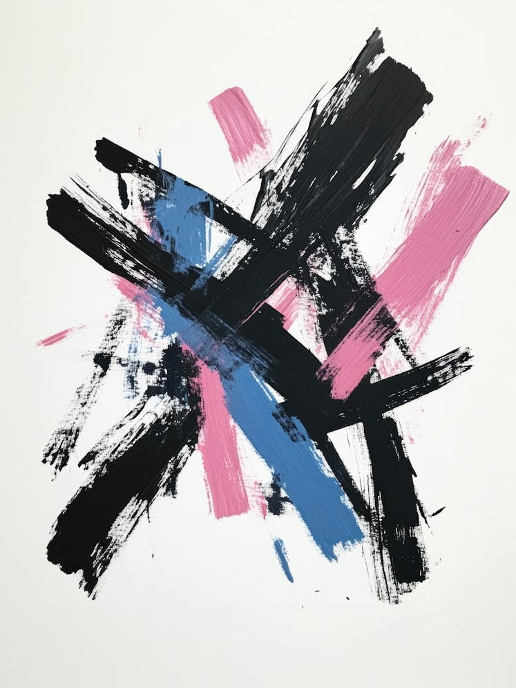 Abstract Brushstrokes 54