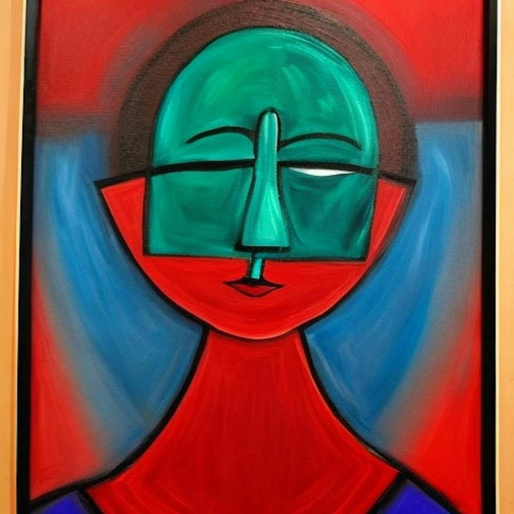 Abstract Painting Of An Disturbing Mind