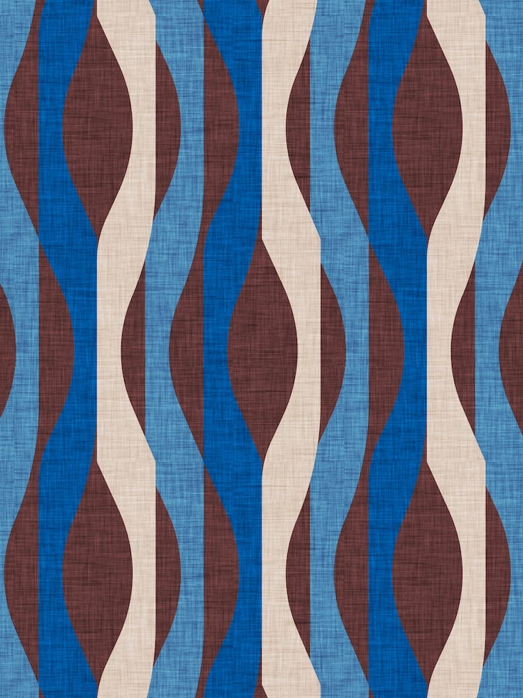Mod Lines Blue