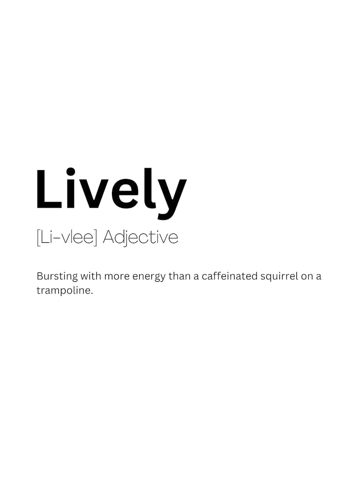 Lively Definition Meaning
