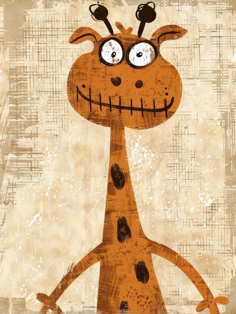 Cartoon Giraffe 3