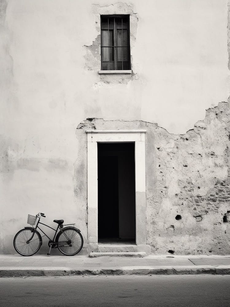 Alghero, Italien, Schwarz-Weiß Analogfotografie 2