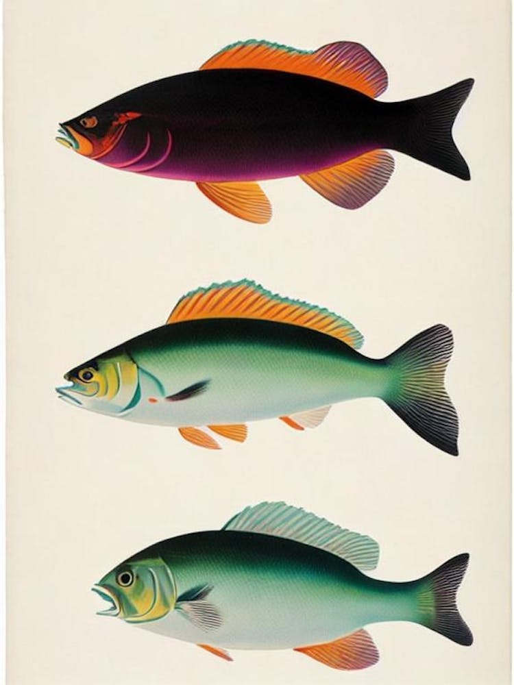 Driftfish Vintage Poster