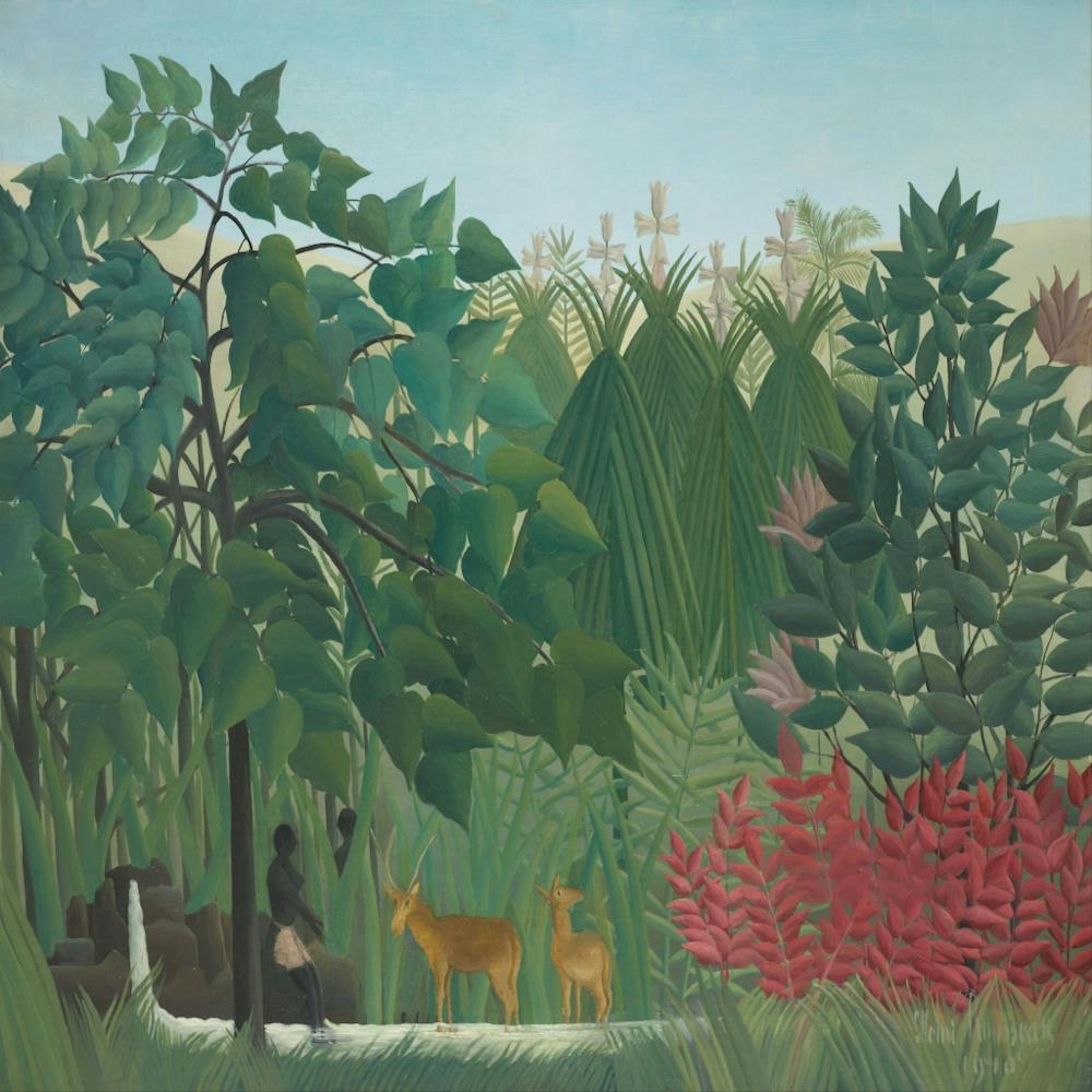 Henri Rousseau The Waterfall