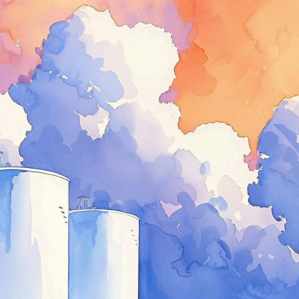 Watercolor Of A Sky