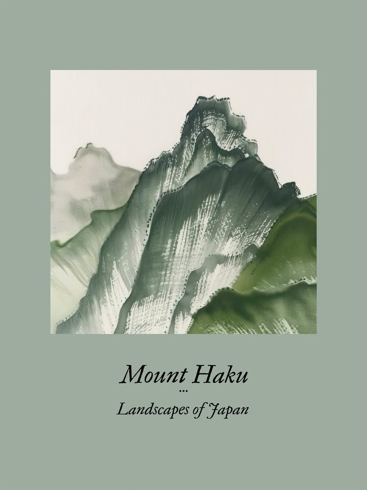 Landscapes Of Japan Mount Haku 87