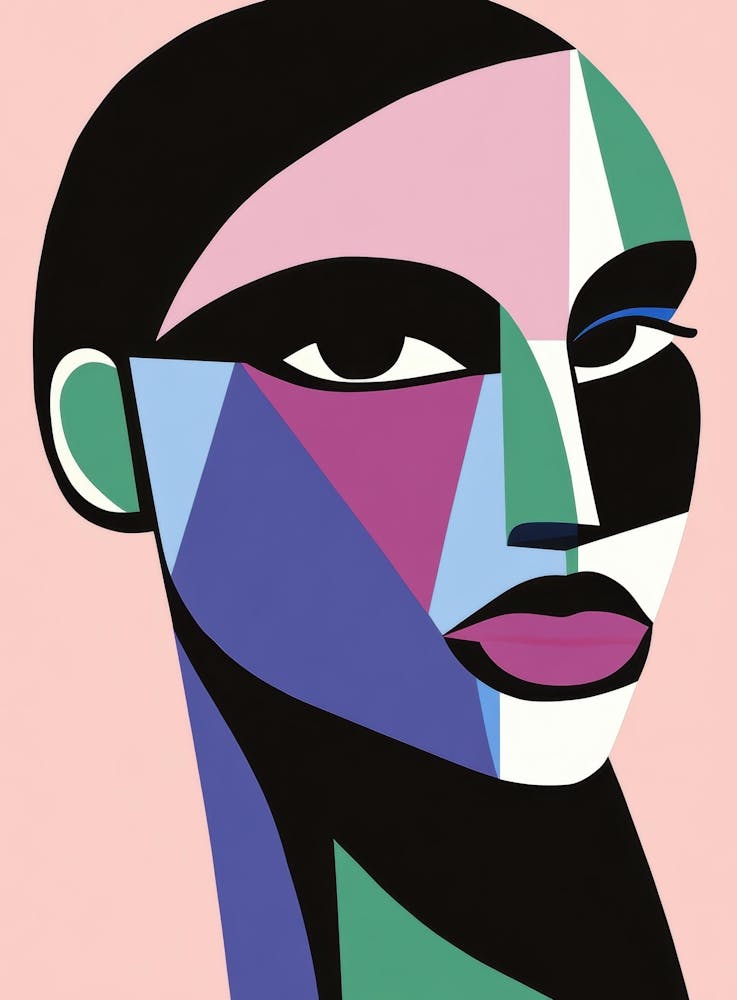 Abstract Portrait Of A Woman 137