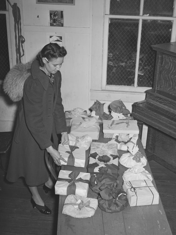 Pies At Supper They Will Be Auctioned Off To The Men Mcintosh County, Oklahoma, See General Caption Numb