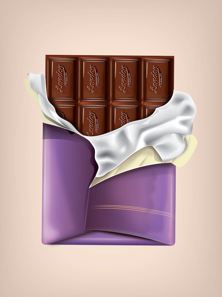 Chocolate Bar Vector Illustration