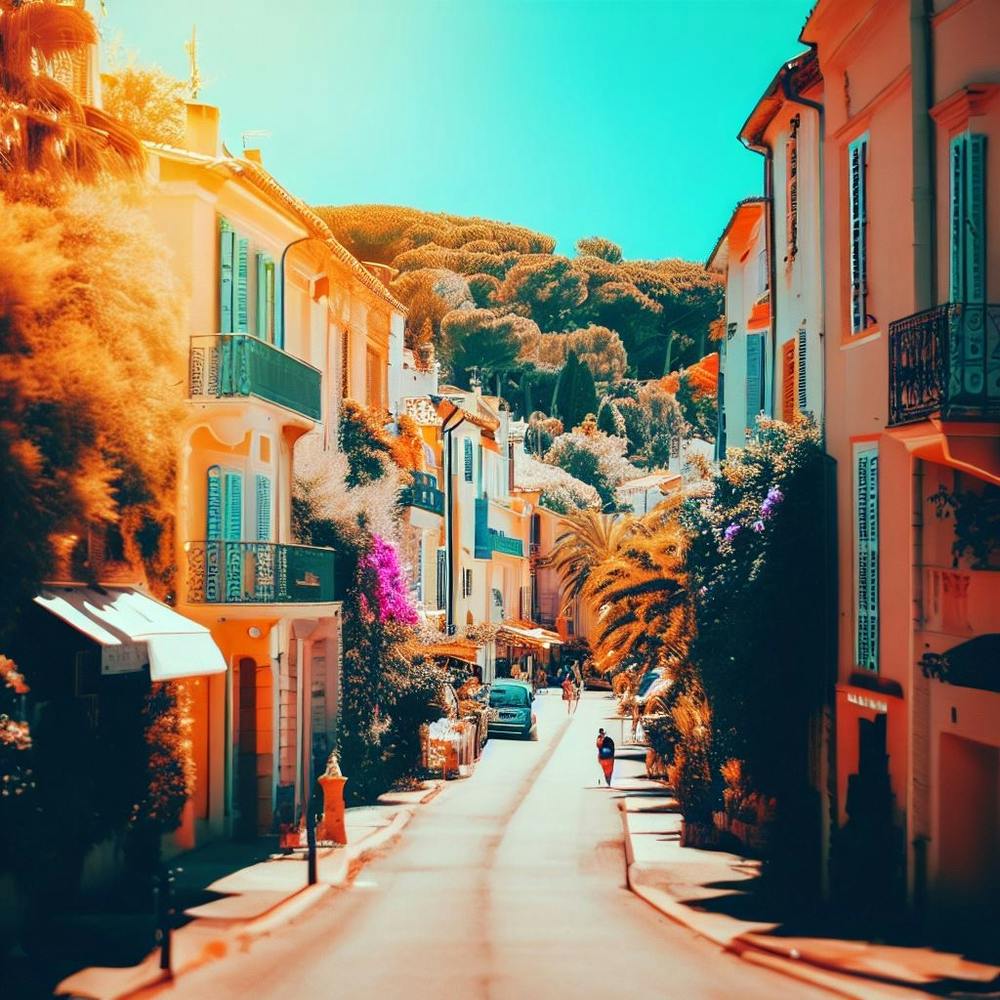 Street In A French Village