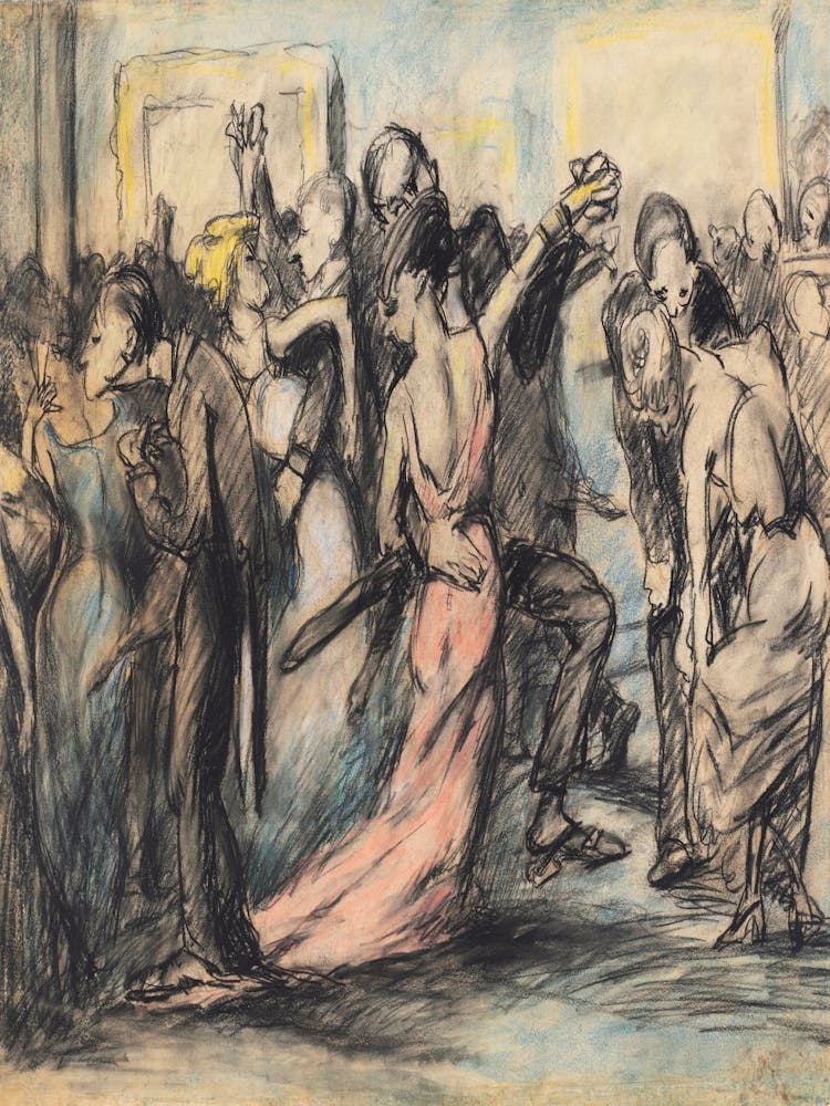 Society Ball (1907) Von George Wesley Bellows
