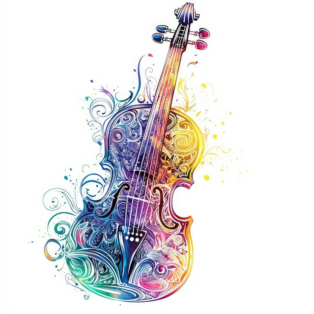 Colorful Violin 2