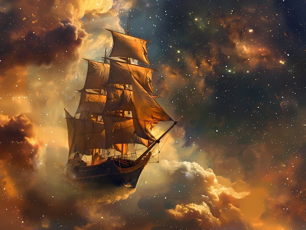 Herculeng A Majestic Sailing Ship With Billowing Flying Through 9f7a0293 42e9 4892 94be 28616af9d5d3 Upscayl 4x Realesrgan X4plus Anime