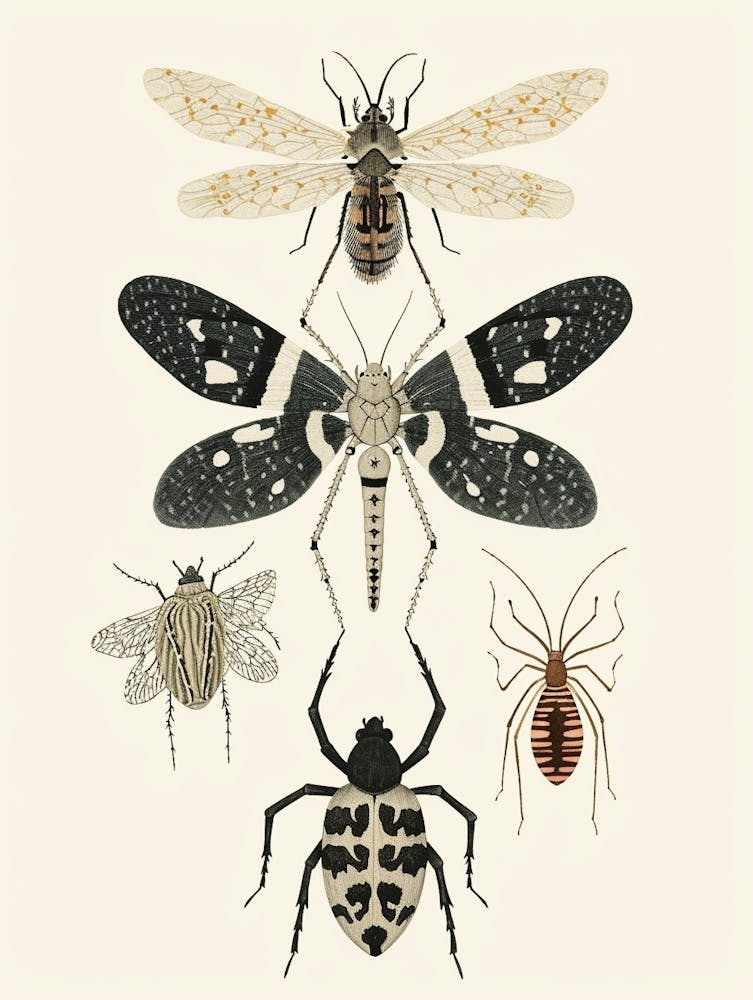 Colourful Insect Illustration Spider 11