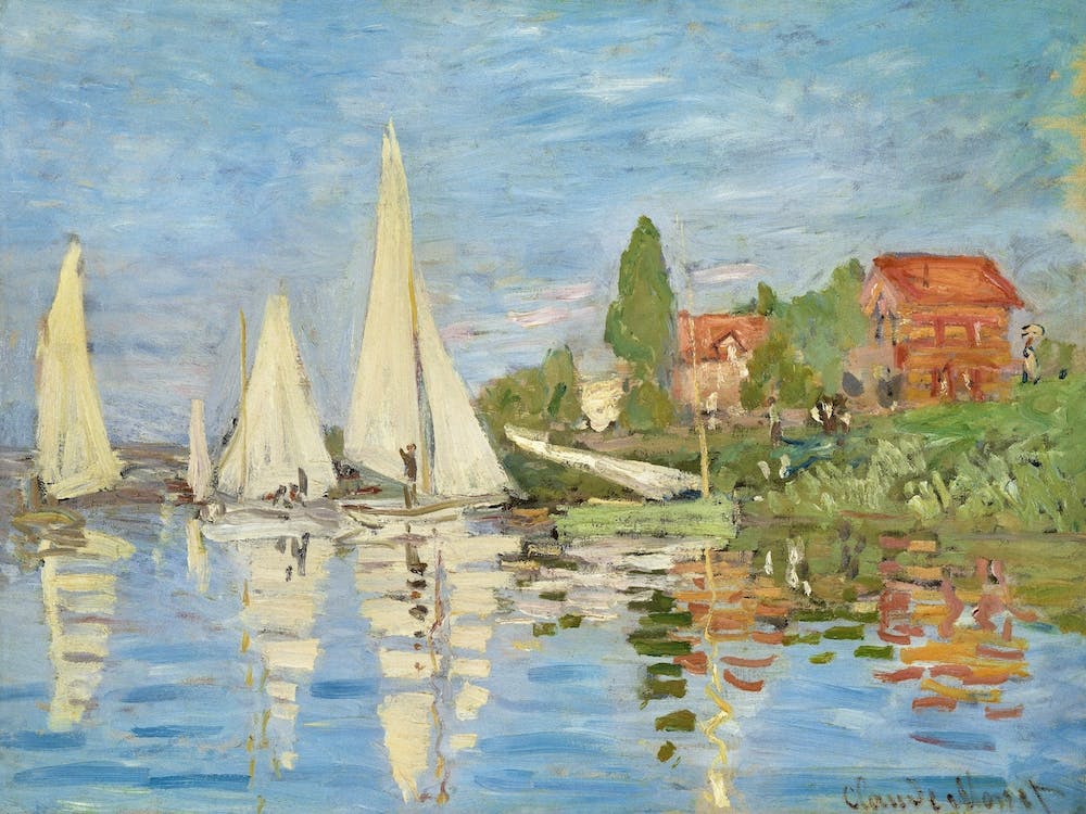 Regattas At Argenteuil, Claude Monet