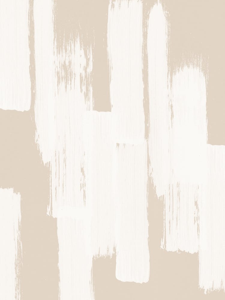 Beige White Paint Strokes