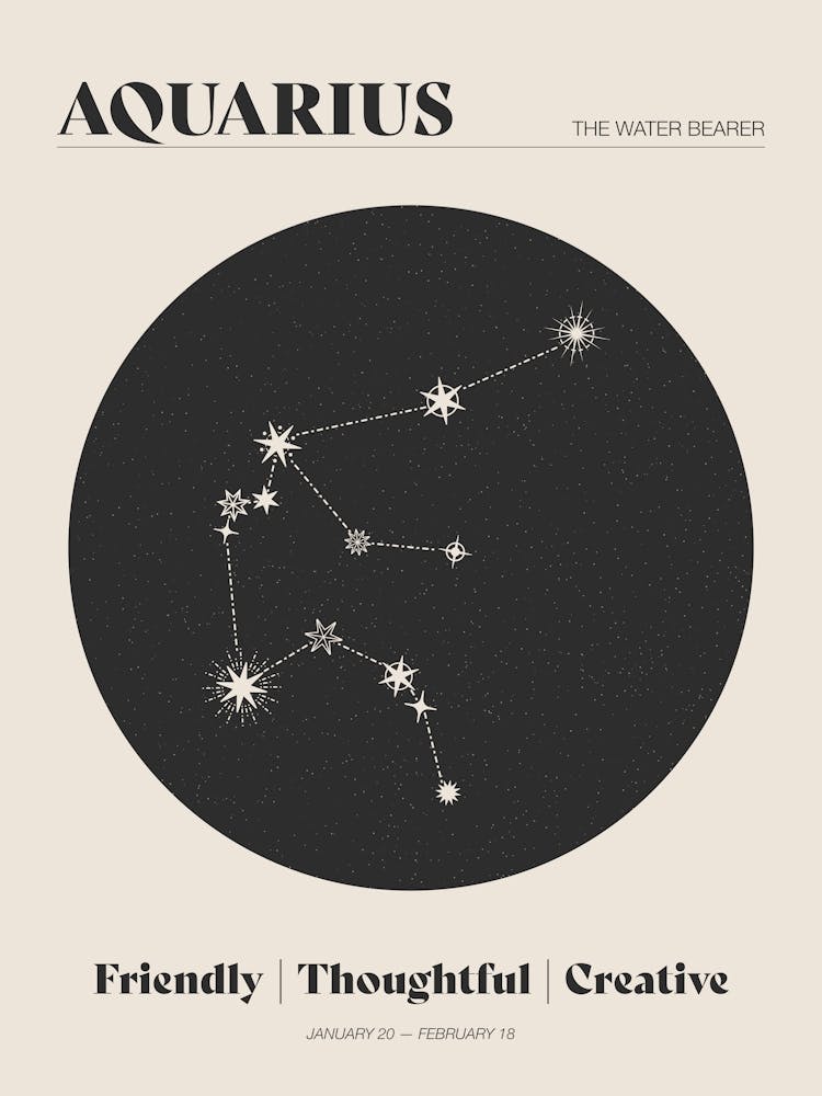 Astrology Constellation - Aquarius