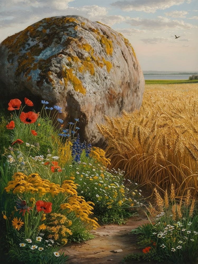 Stone In A Field 1