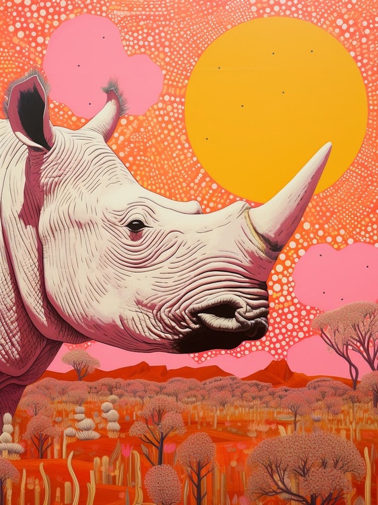 Polka Dot Rhino 3