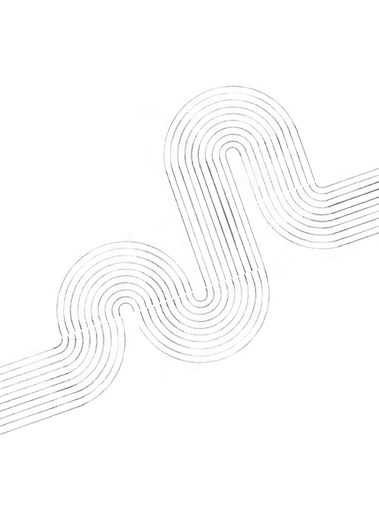 Minimalist Wavy Lines