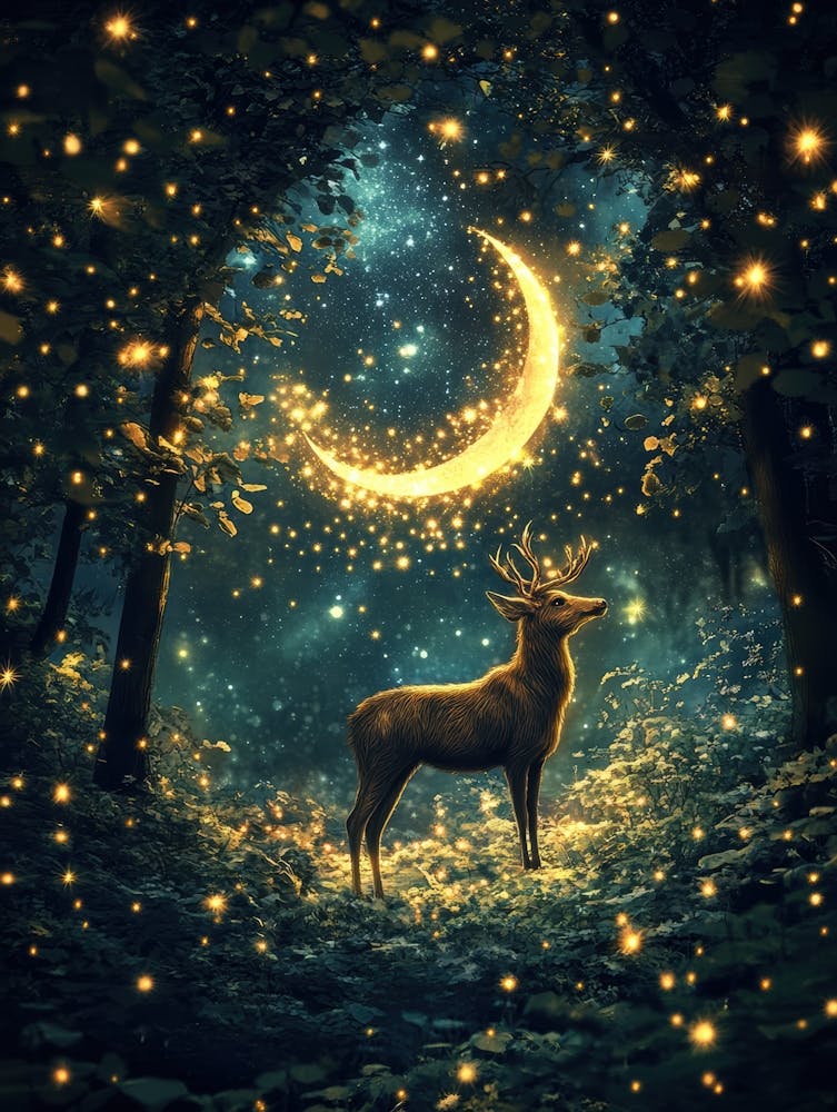 Deer In The Forest 10