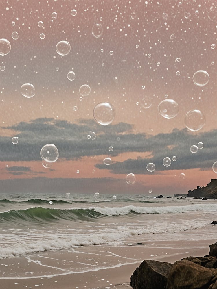 Pink Bubble Beach